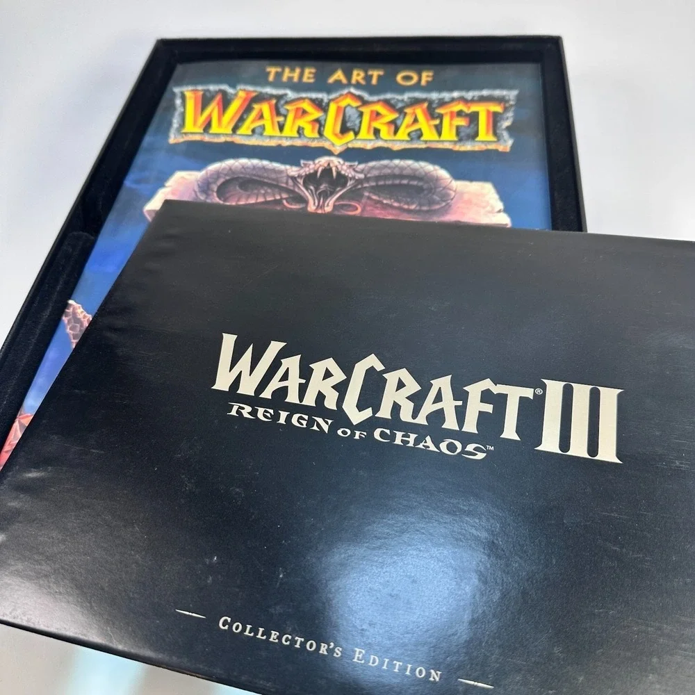 WARCRAFT III 3 Reign of Chaos Game Collector's Edition Blizzard COMPLETE Box Set